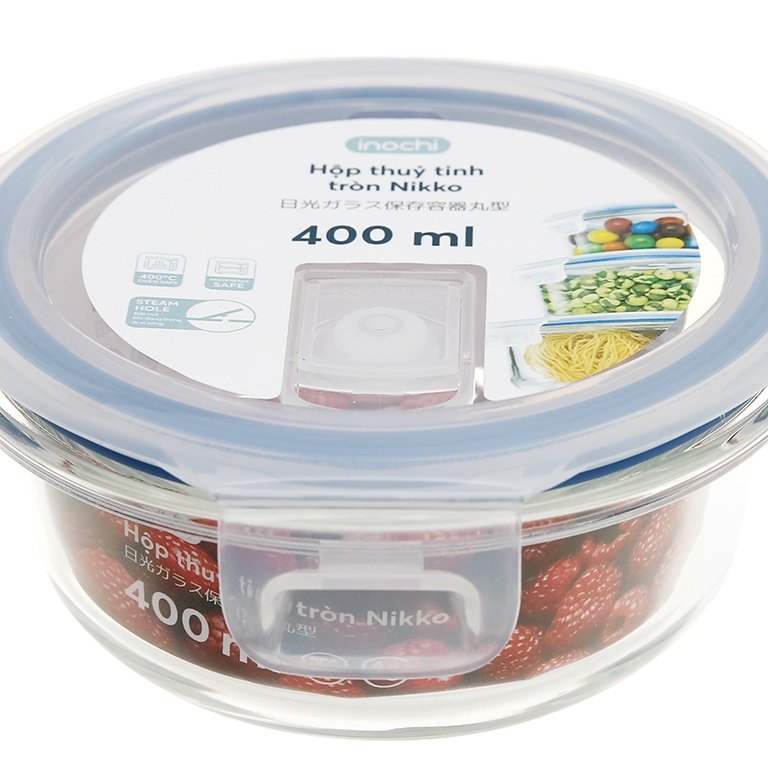 HOT Microwavable Heat resistant Microwave Food Box Borosilicate Glass Food Storage Container