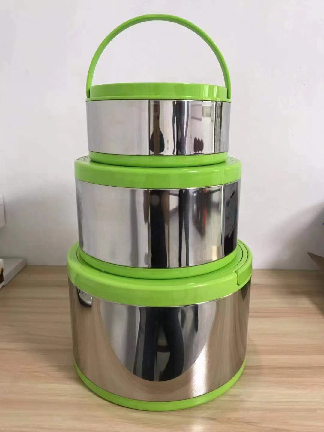 Healthy Stone Huge Capacity 3pcs Insulated Container Keep Food Hot 2L+4L+8L Food Storage Container Set