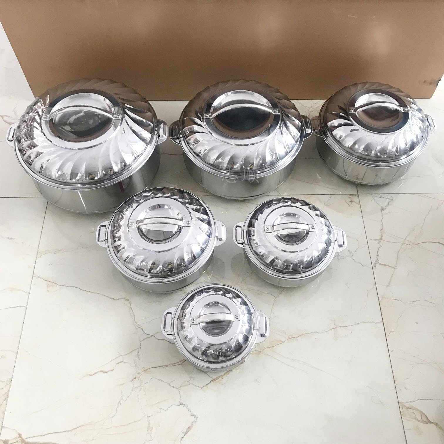 Heat preservation round food warmer for food storage & container double-layer heat preservation pot