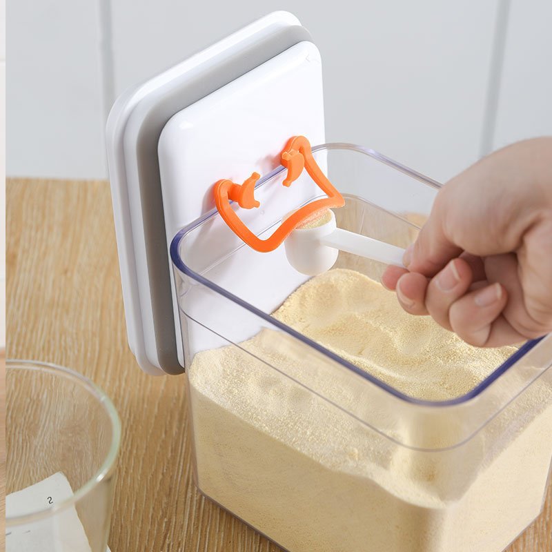 Kitchen Pantry Organizer sealed square Vacuum BPA Free push top Plastic Airtight Food Storage Boxes Containers Set With Lids