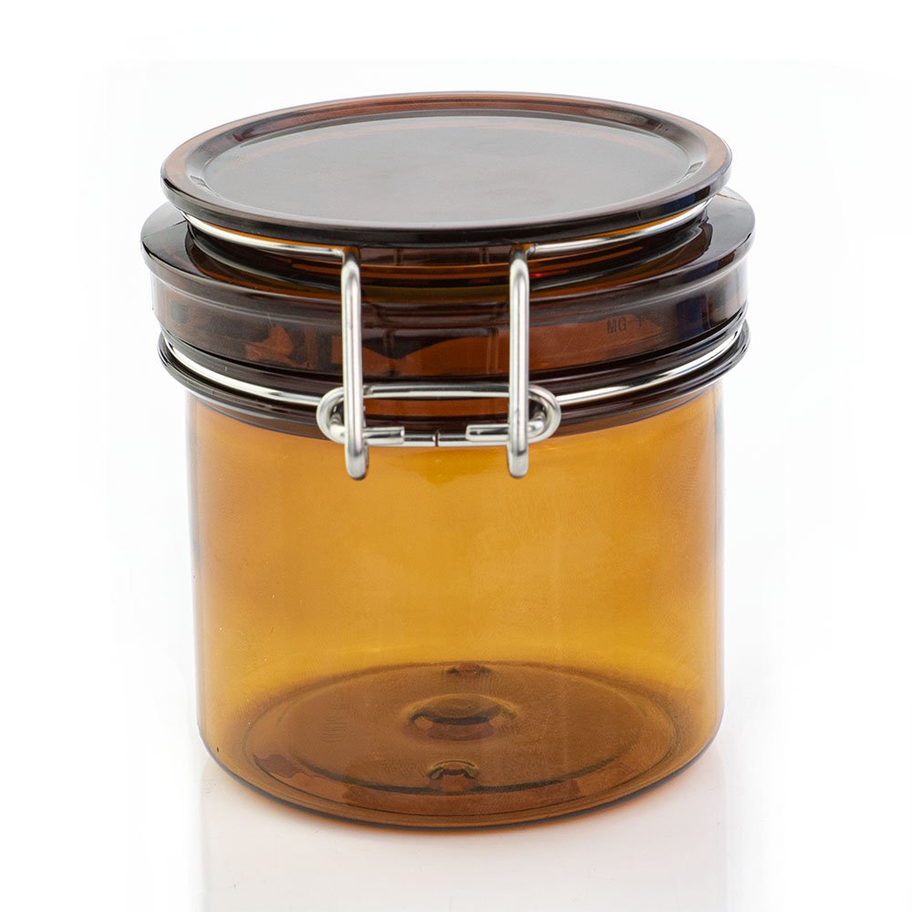 Wholesale customized Airtight Food Storage Containers Plastic Jars with Lids Plastic Jar for Serving coffee beans 80g