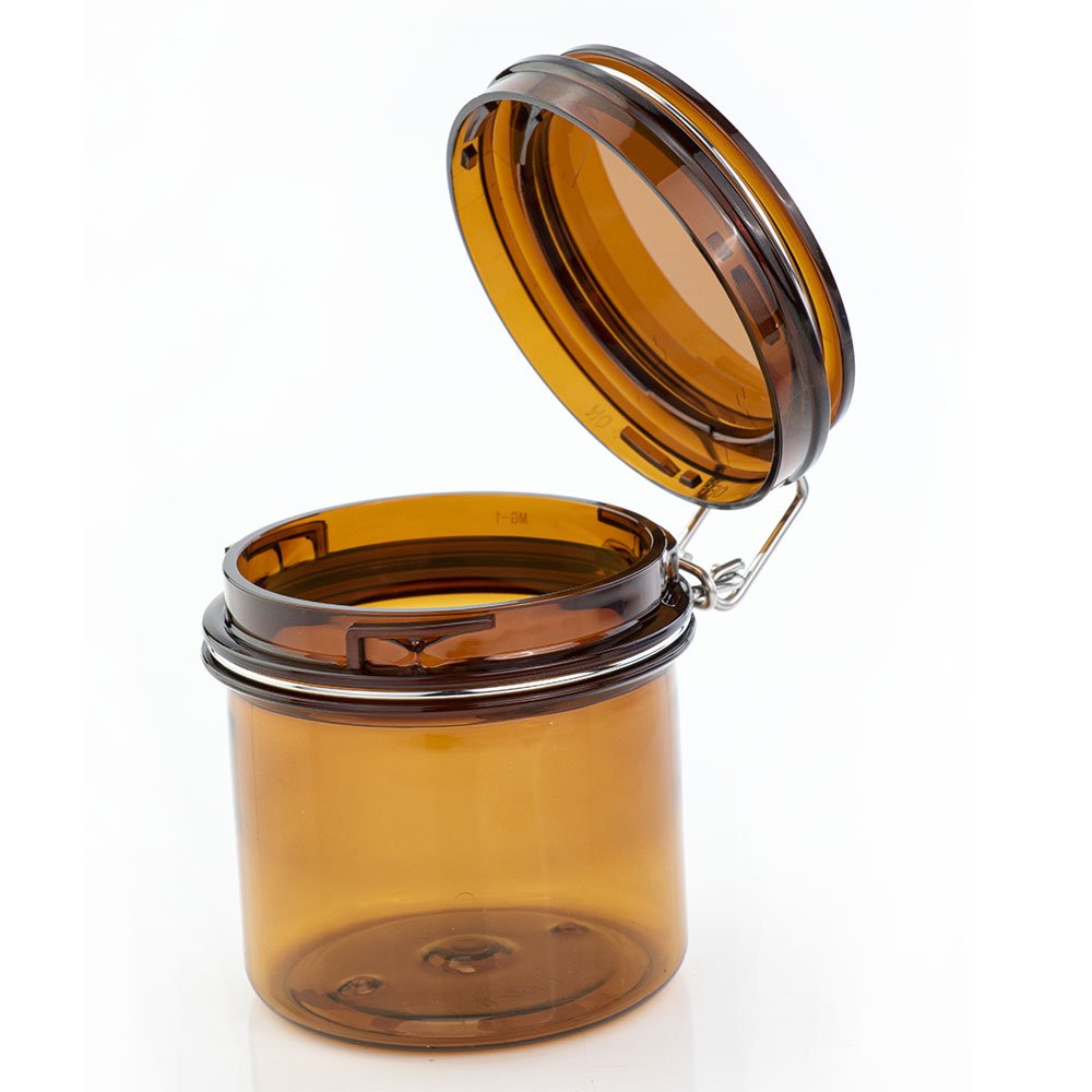 Wholesale customized Airtight Food Storage Containers Plastic Jars with Lids Plastic Jar for Serving coffee beans 80g