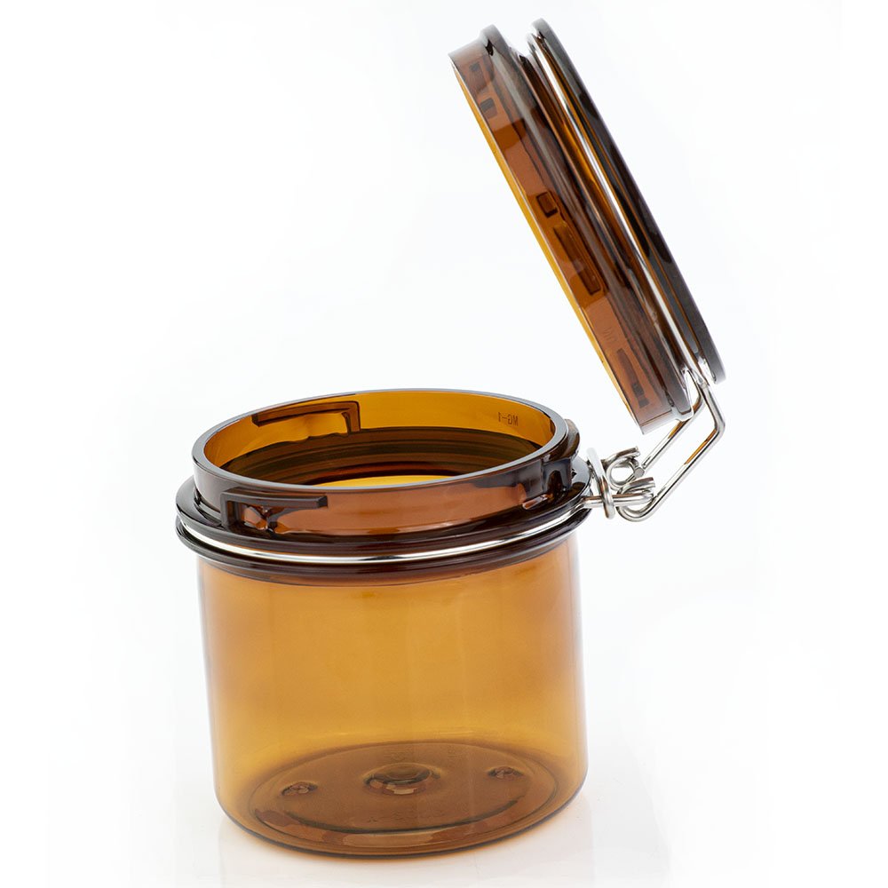 Wholesale customized Airtight Food Storage Containers Plastic Jars with Lids Plastic Jar for Serving coffee beans 80g