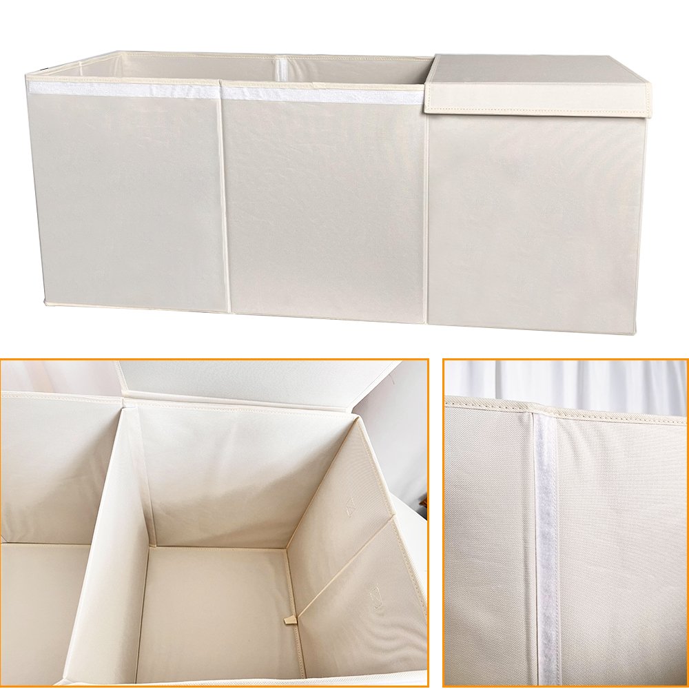 3 Grids Extra Large Children'S Toy Storage Box Storage Box Baby Clothes Storage Basket
