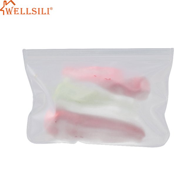 2020 Wholesale cheap leakproof liquid ziplock silicone reusable food storage bags Food Grade Fresh Preservation Saver
