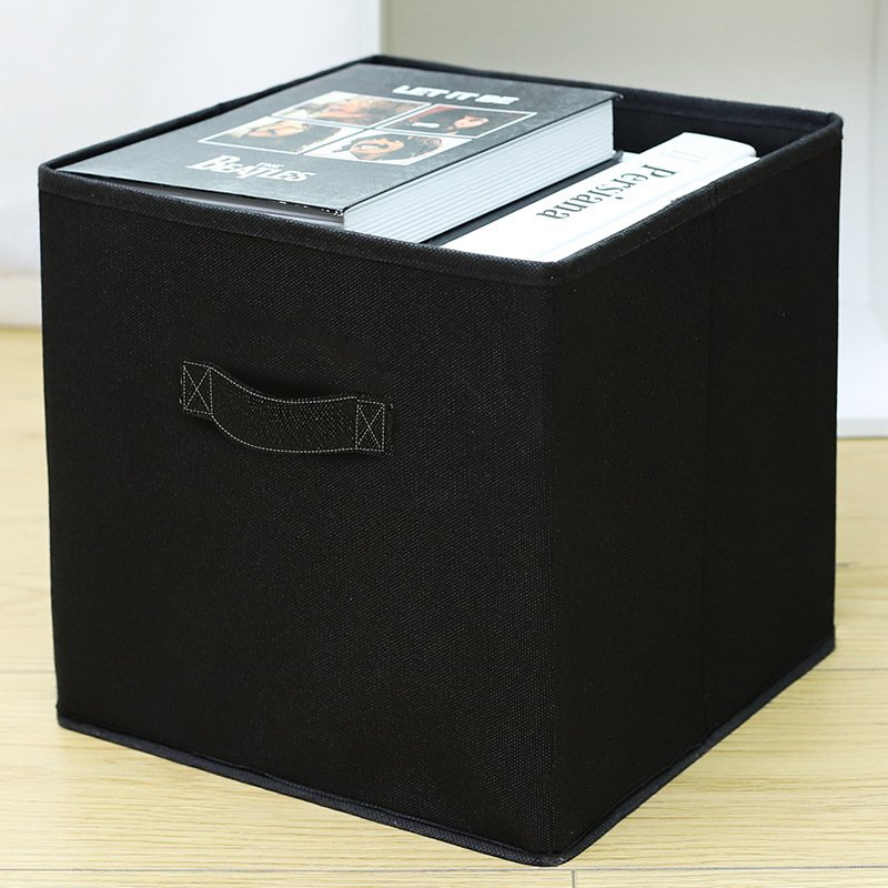 DS3588 Closet Organizers and Storage Box Foldable Cube Baskets for Clothes Fabric Collapsible Storage Bins with Dual Handles