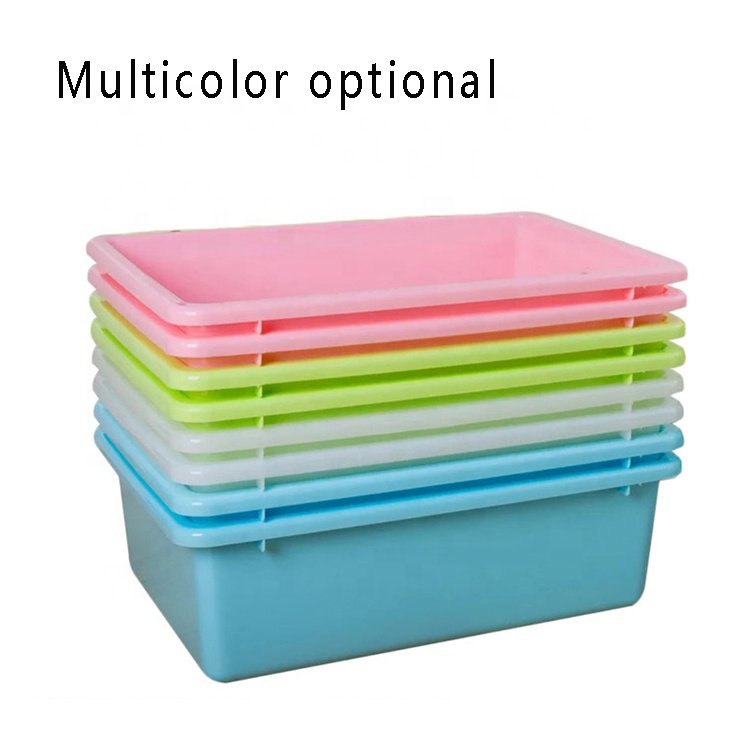 Plastic Cantilever Storage Box Multifunction Rectangle Stackable Storage Turnover Bins Plastic Moving Warehouse Transport