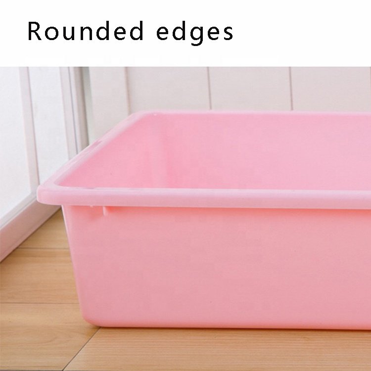 Plastic Cantilever Storage Box Multifunction Rectangle Stackable Storage Turnover Bins Plastic Moving Warehouse Transport