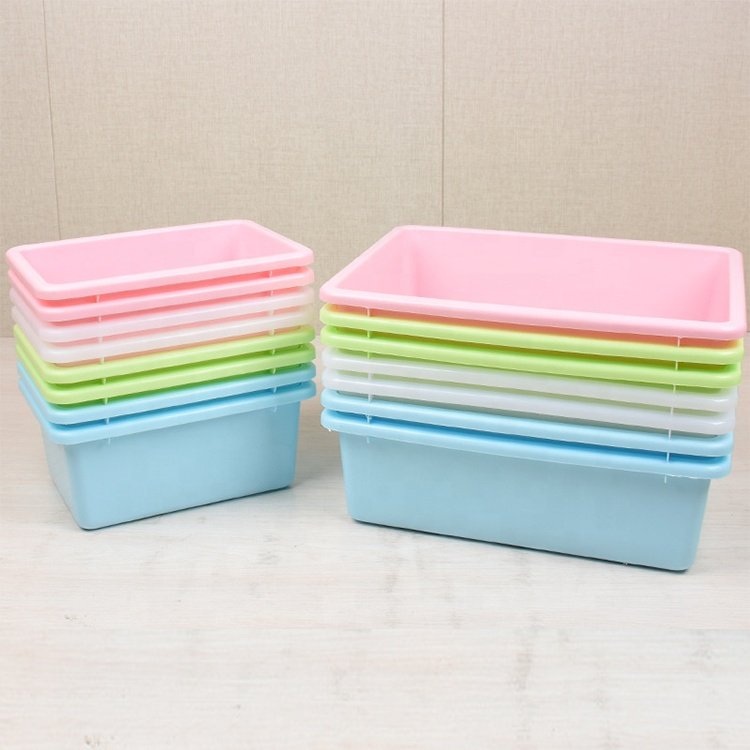 Plastic Cantilever Storage Box Multifunction Rectangle Stackable Storage Turnover Bins Plastic Moving Warehouse Transport