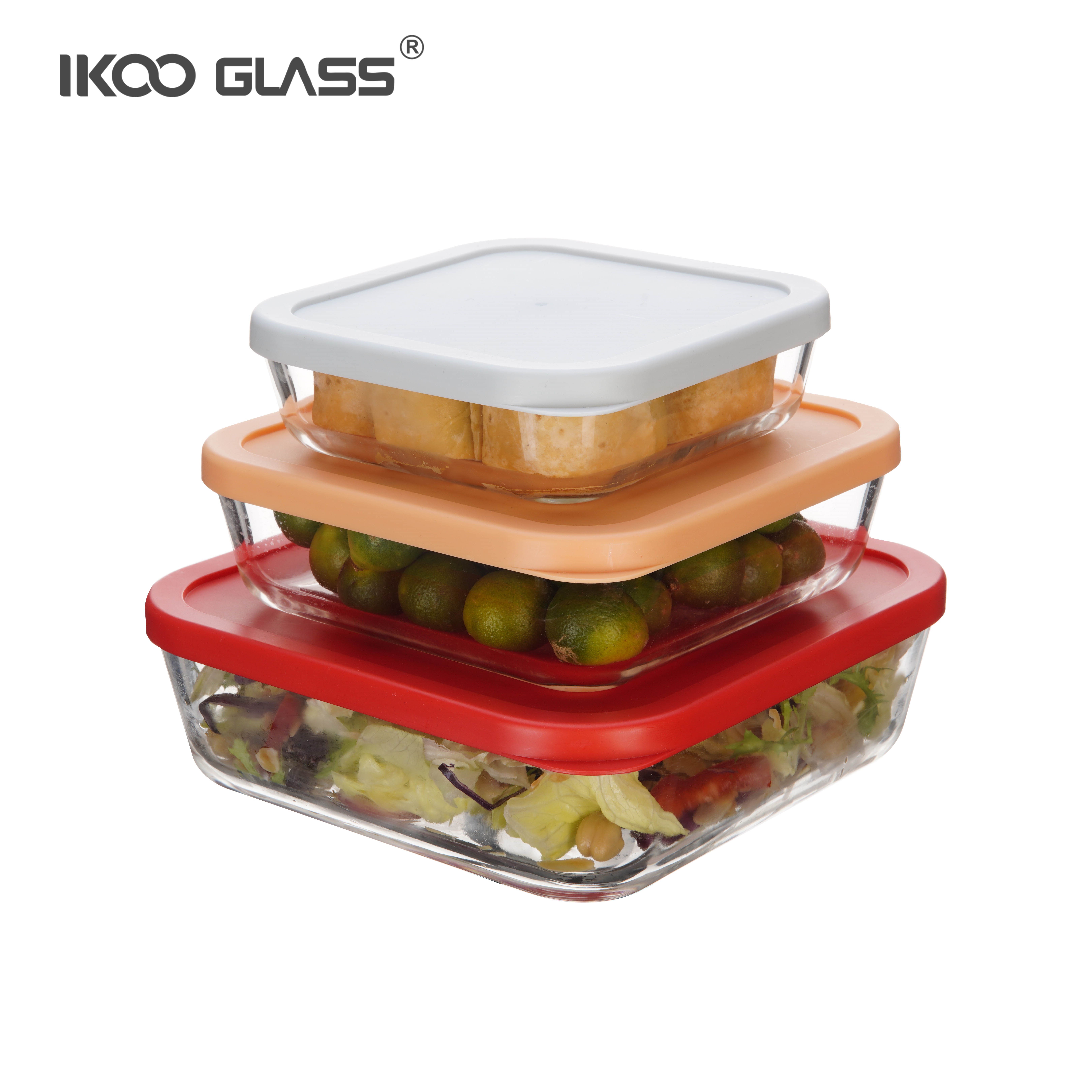 Simply Store Meal Prep BPA free airtight nesting glass food containers set
