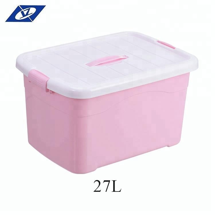 Moulded Easy-Grip Handles Pp Transparent Plastic Multipurpose Plastic Storage Box