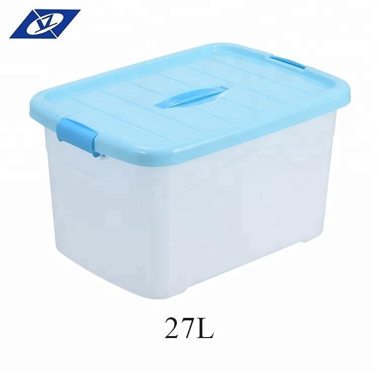 Moulded Easy-Grip Handles Pp Transparent Plastic Multipurpose Plastic Storage Box