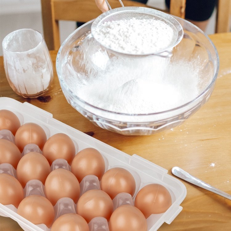 Gloway 18 Grid Stackable Egg Tray Storage Box With Lid Plastic Egg Shape Egg Container Organizer For Refrigerator
