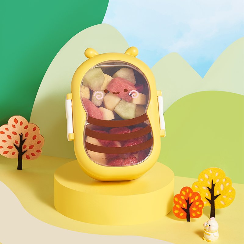 Cartoon Stainless Steel Bento Box Kids Lunch Box Food Storage Box