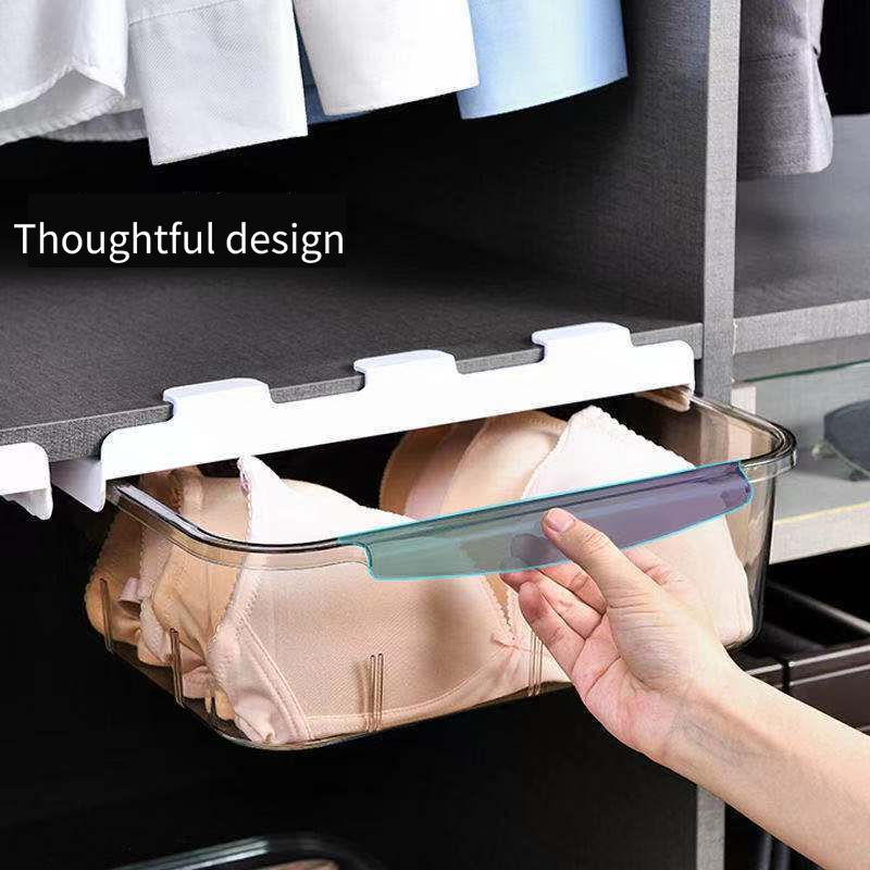 Home Closet Socks Organizer Transparent Underwear Storage Box