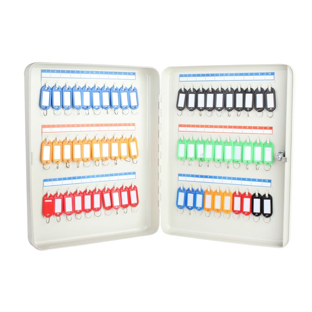 Wholesale Cheap Price Wall-mounted High Quality Metal Key storage Lock Box With 48 Key Hooks