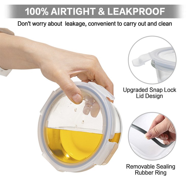 kitchen appliance housewares food grade BPA free heat resistant glass home storage