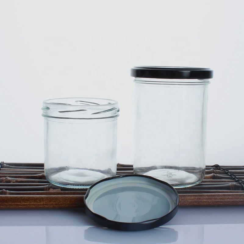 Wholesale cheap food straight side storage jar glass jam jar glass bird's nest bottle