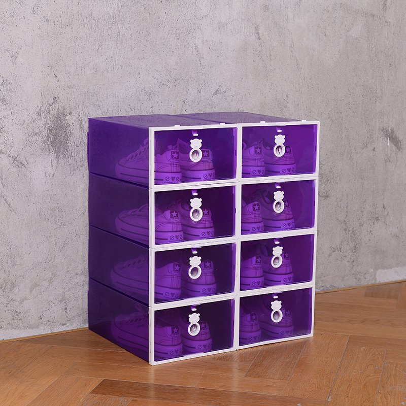 Discounted Factory Transparent PP Shoe Storage Boxes - Stackable & Organized