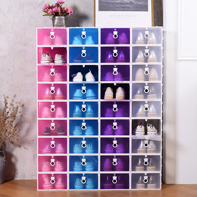 Discounted Factory Transparent PP Shoe Storage Boxes - Stackable & Organized