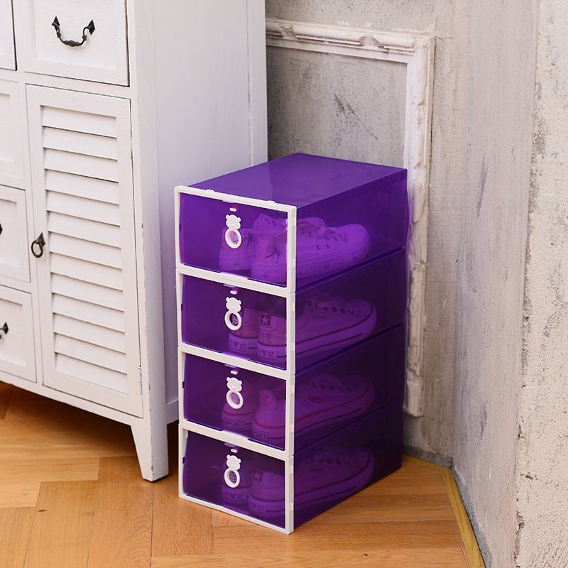 Discounted Factory Transparent PP Shoe Storage Boxes - Stackable & Organized