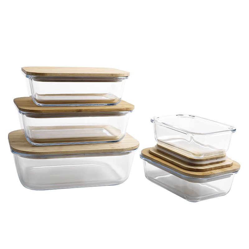 Brand new High Quality glass container food storage Glass Food Container