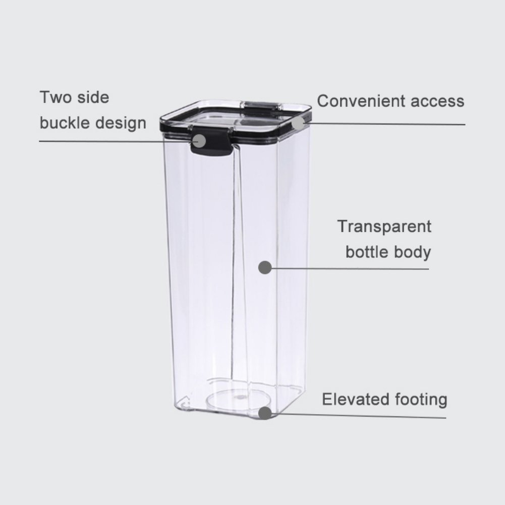 Food Storage Container set Plastic Kitchen Refrigerator Noodle Box Multigrain Storage Tank Transparent Sealed Cans