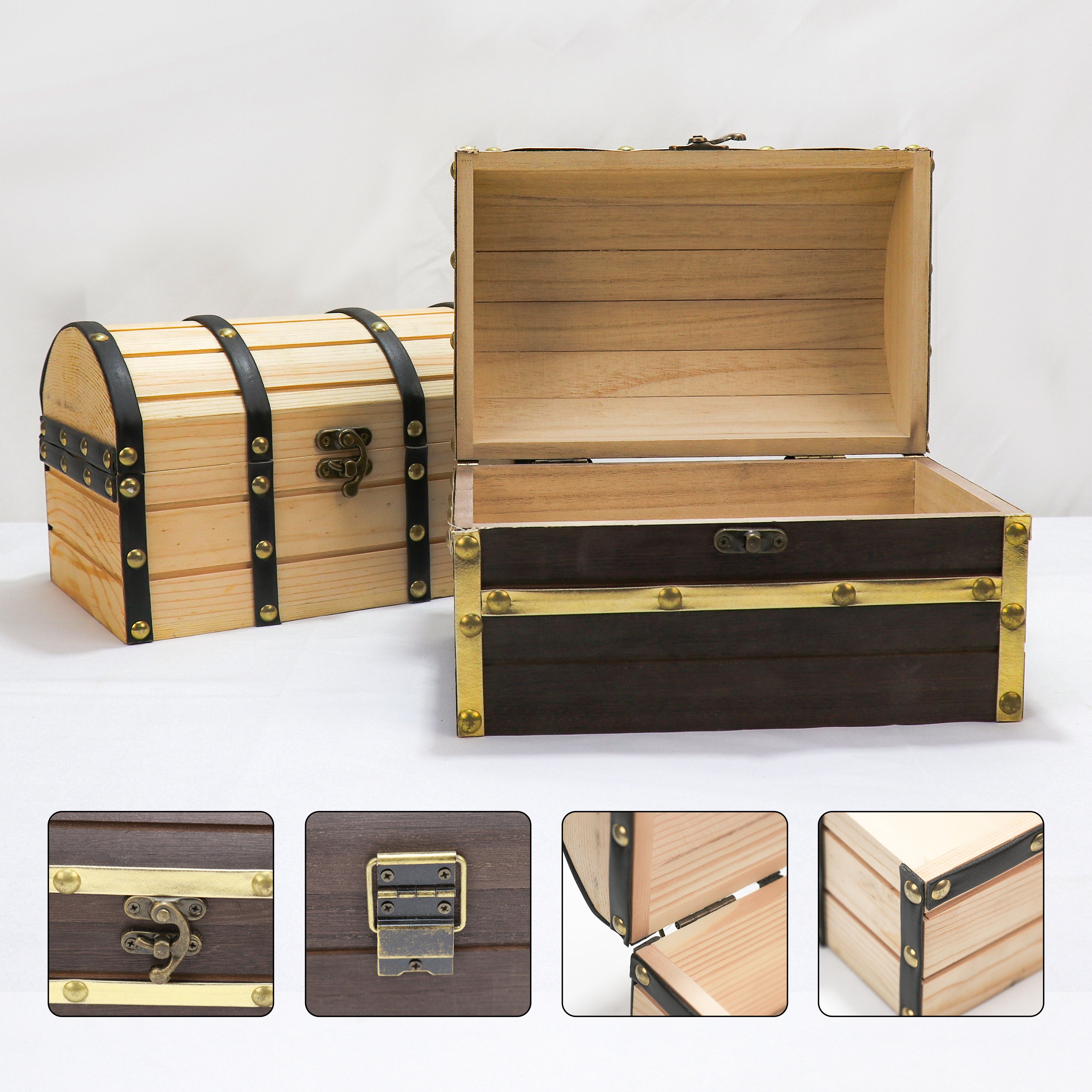 OEM FACTORY popular style packaging velvet portable gift earring travel organizer wood jewelry storage boxes with lid