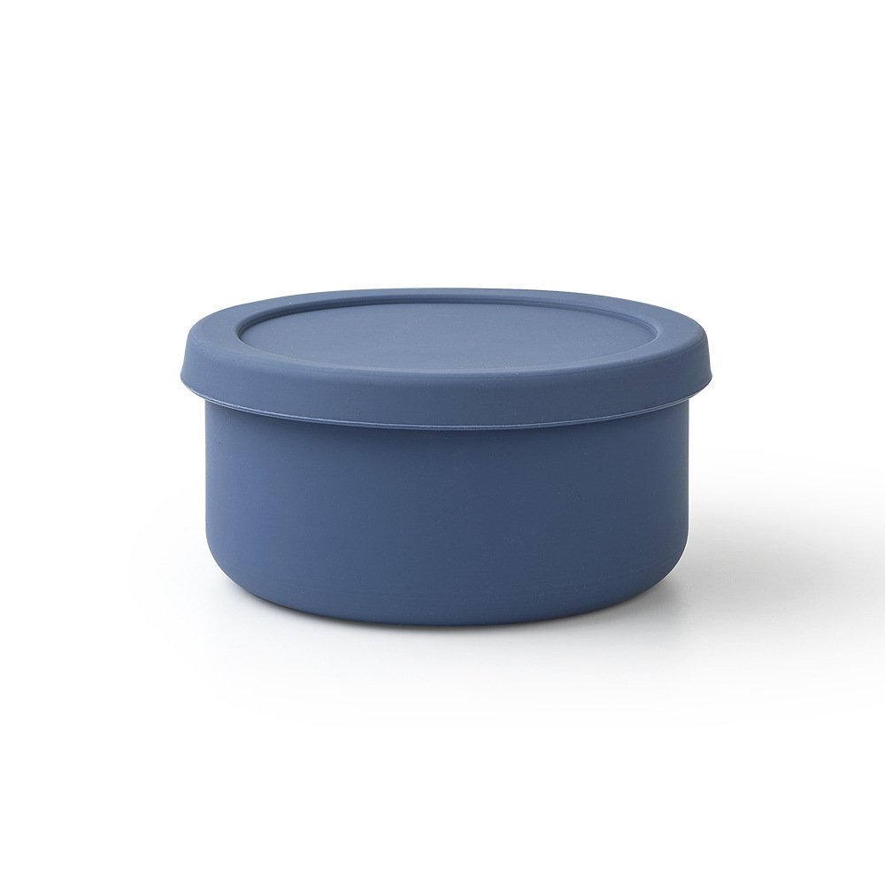 Custom Food Grade Bpa Free Silicon Kid Snack Food Storage Container Leakproof Salad Silicone Lunch Bento Box Safe