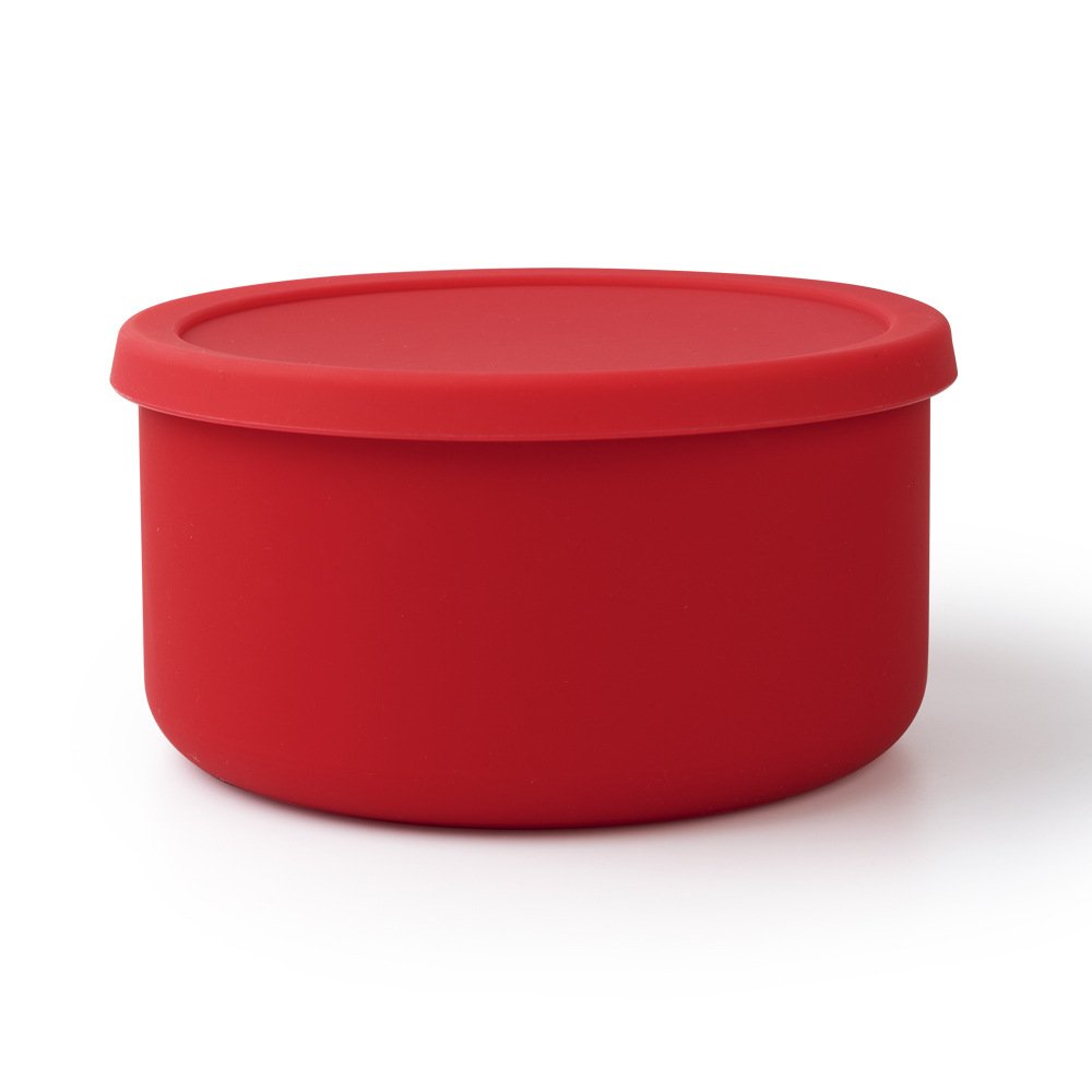 Custom Food Grade Bpa Free Silicon Kid Snack Food Storage Container Leakproof Salad Silicone Lunch Bento Box Safe