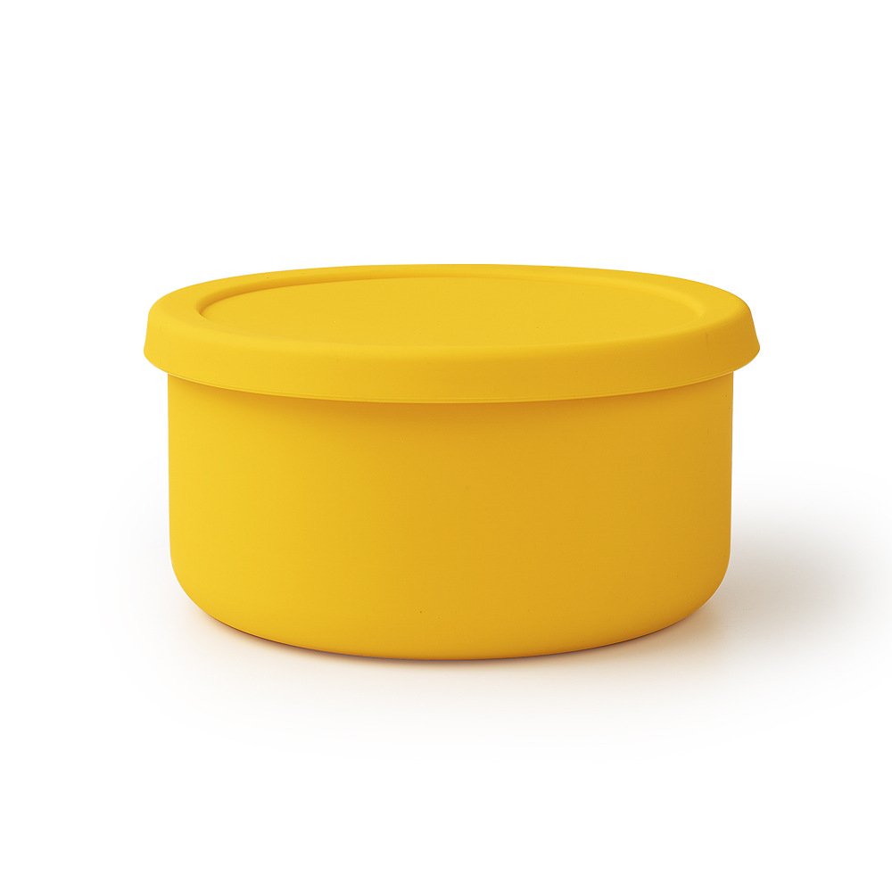 Custom Food Grade Bpa Free Silicon Kid Snack Food Storage Container Leakproof Salad Silicone Lunch Bento Box Safe