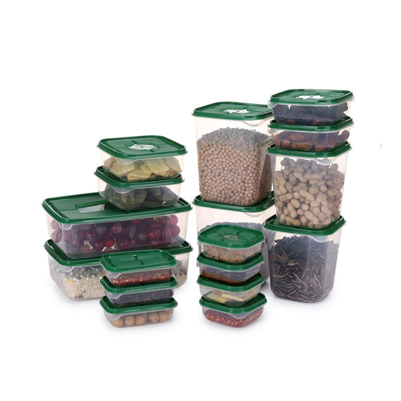 17pcs/set Food storage Container Set Bpa Free Stackable Food Storage & Container Airtight