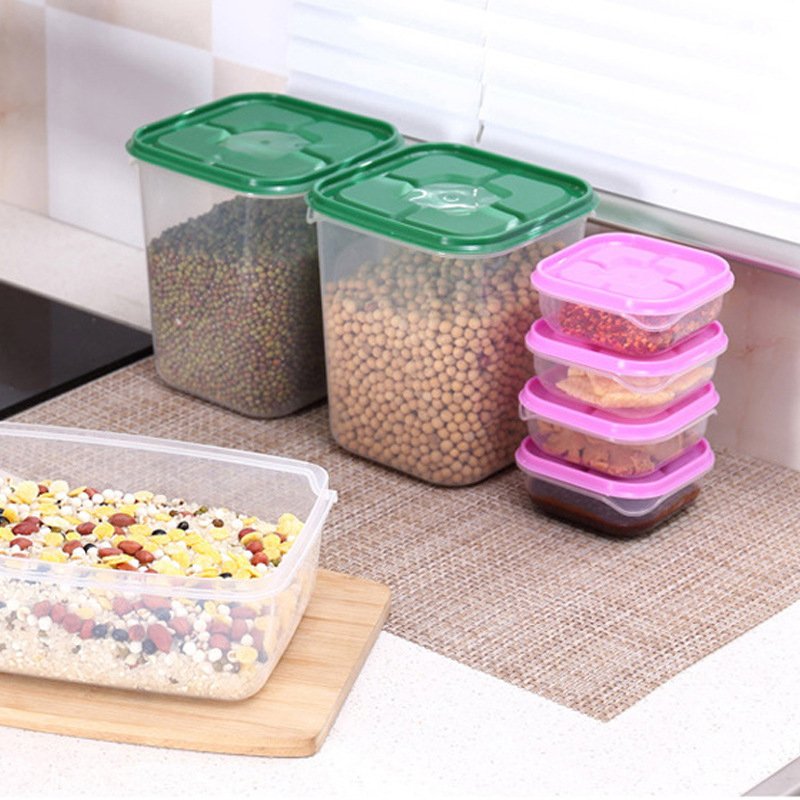 17pcs/set Food storage Container Set Bpa Free Stackable Food Storage & Container Airtight