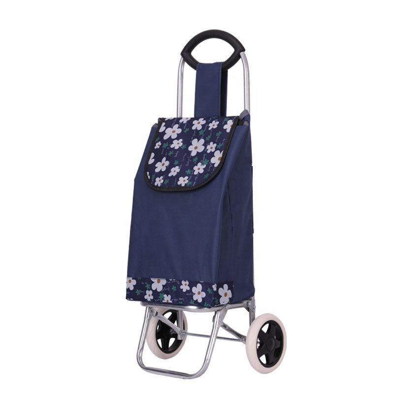 Factory wholesale high quality portable reusable grocery storage trolley folding shopping bags