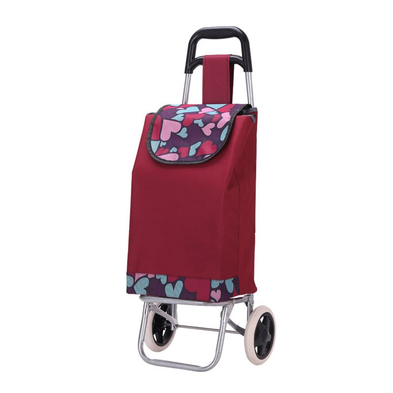 Factory wholesale high quality portable reusable grocery storage trolley folding shopping bags