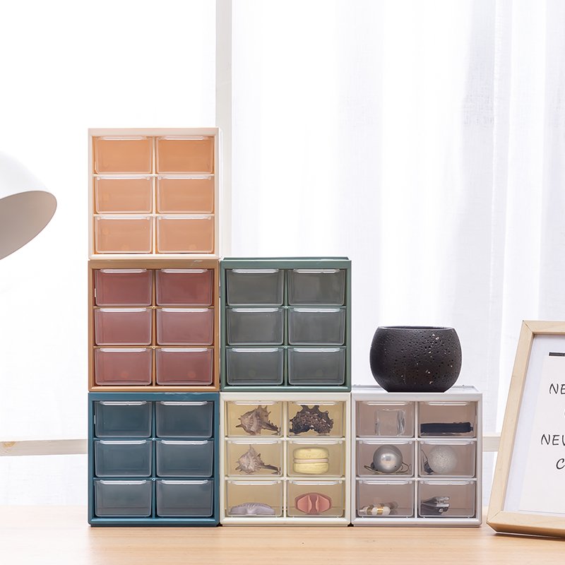 OEM China Wholesale Plastic Cosmetic Organizer Jewelry Storage Boxes Bins With Drawer