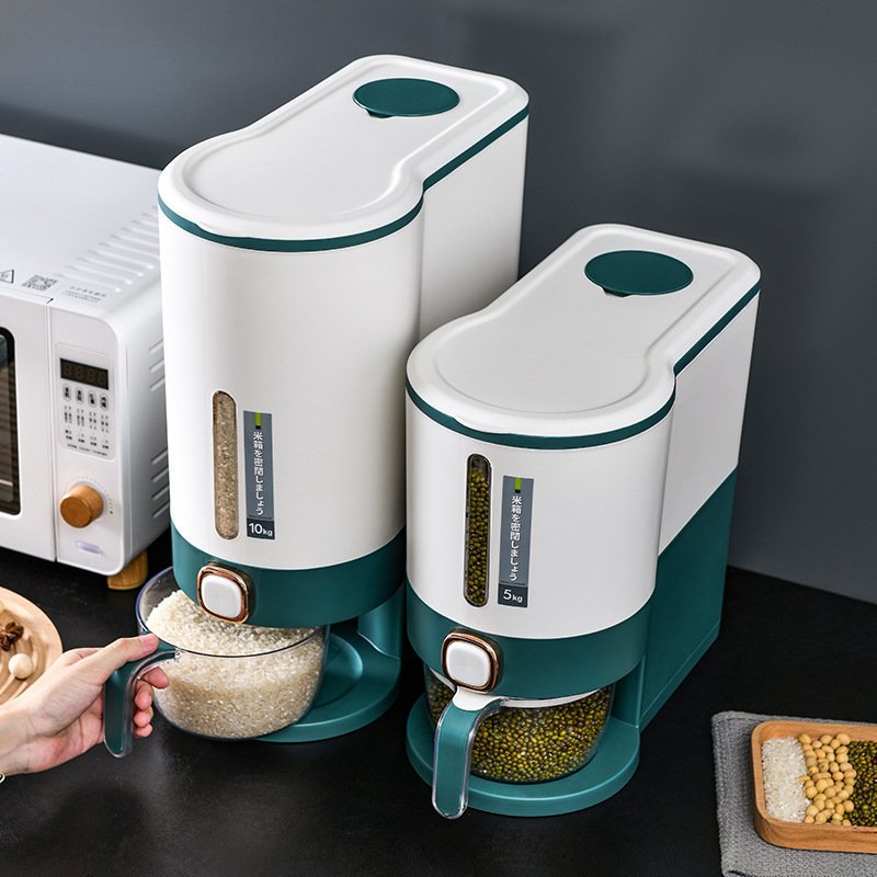 Pressing 10 kg Large Vacuum Insect Proof Moisture Proof Rice Jar Sealed Storage Box