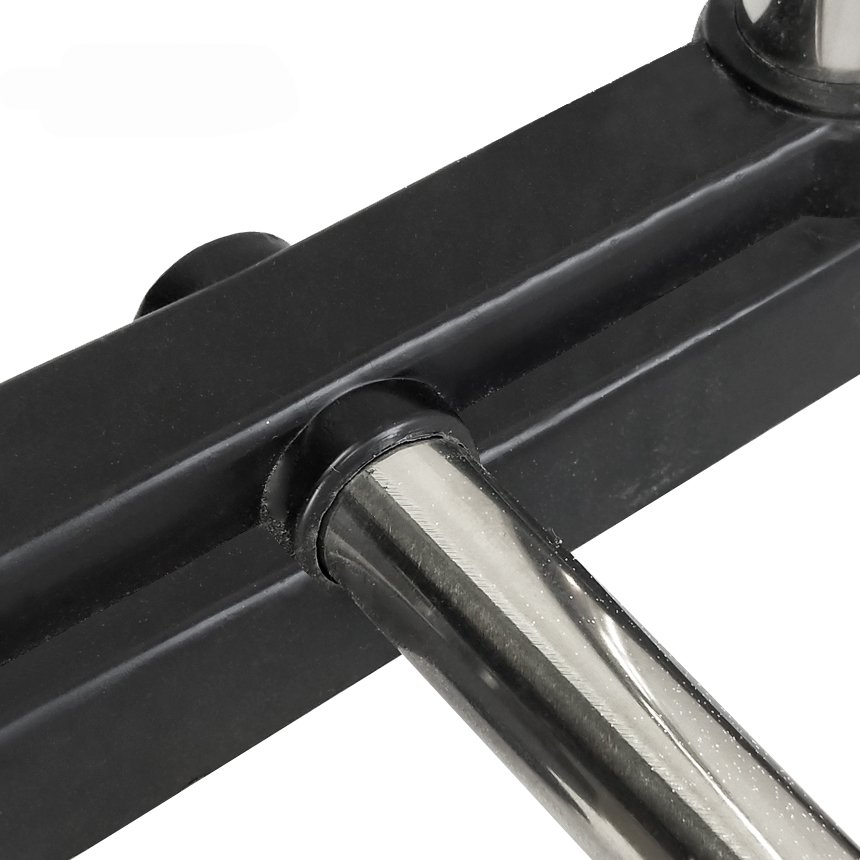 Adjustable Stainless Steel Double Rail clothes rack for hanging clothes