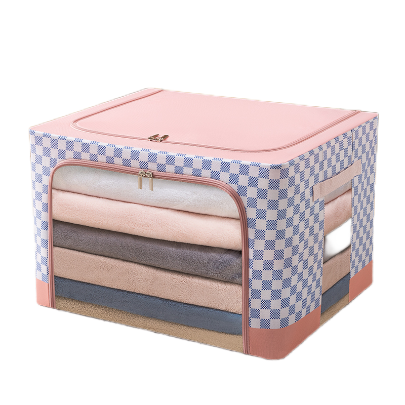 Made in china Frame Foldable Comforter Clothing Bag Household Clothing Storage Box Clothing Foldable Wardrobe Organize Box
