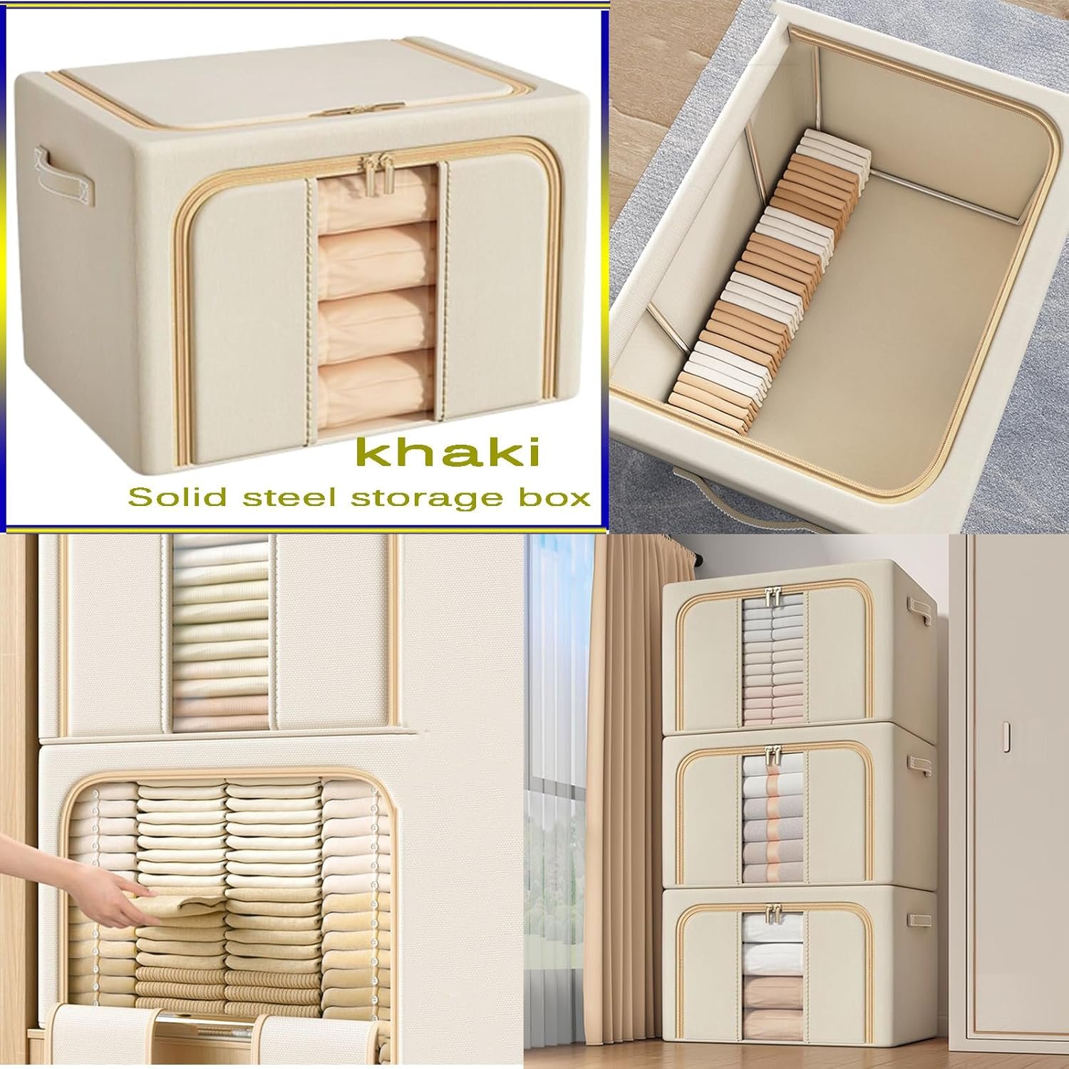Clothes Storage Oxford Storage Bag Clothes Organiser Bins Foldable Closet Organizers And Storage Containers With Handles