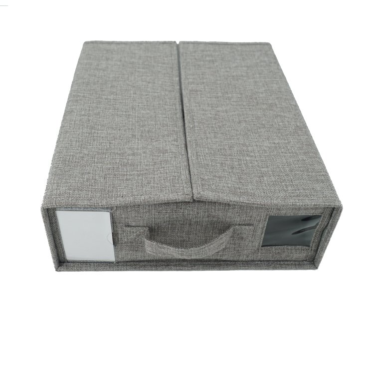 CHARISMA Foldable Bedding Organizer Linen Fabric Storage Bins for Bed Sheets Duvet Covers Pillowcases Boxes and Storage Baskets