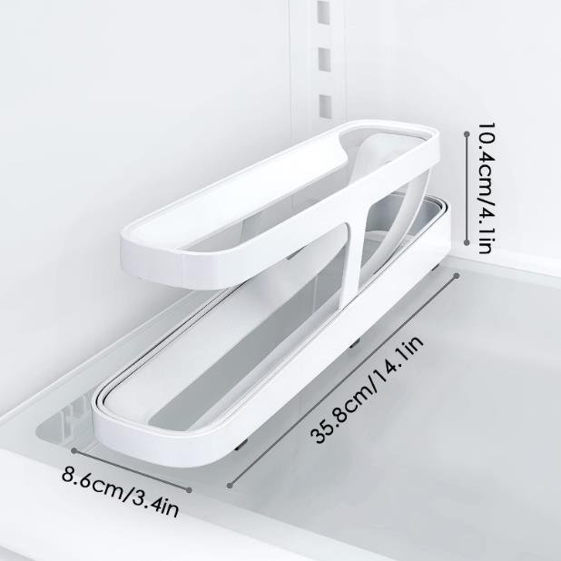 Color Box New Refrigerator Egg Dispenser Refrigerator Storage Box Egg Rack Food Container Plastic ABS Multifunction