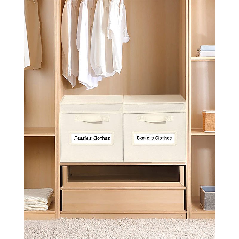 Foldable Fabric Storage Containers Bins Organization Cube Boxes Non-woven fabric Storage box with cover