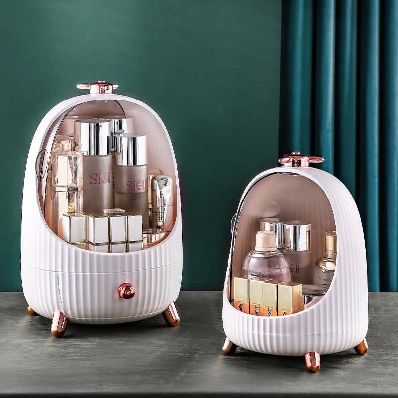Large Capacity Makeup Cosmetic Case Acrylic Storage Box Waterproof Dustproof Cosmetic Storage Box