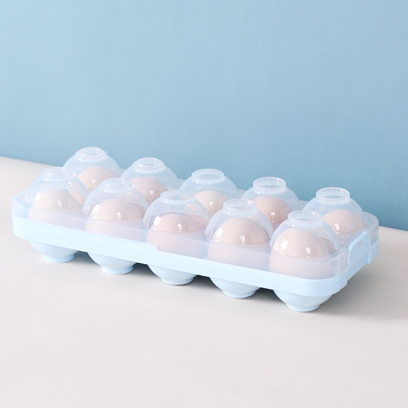 PET egg storage box refrigerator modern chicken grid drawer type egg storage boxs & bins egg storage plastic