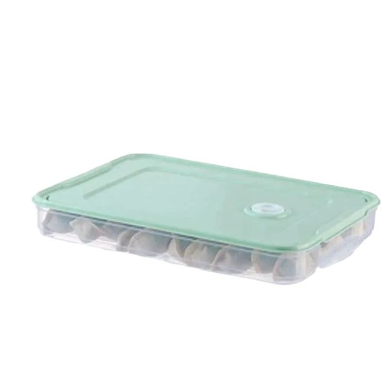 Storage freezer box plastic food grade dumplings box sealed portable