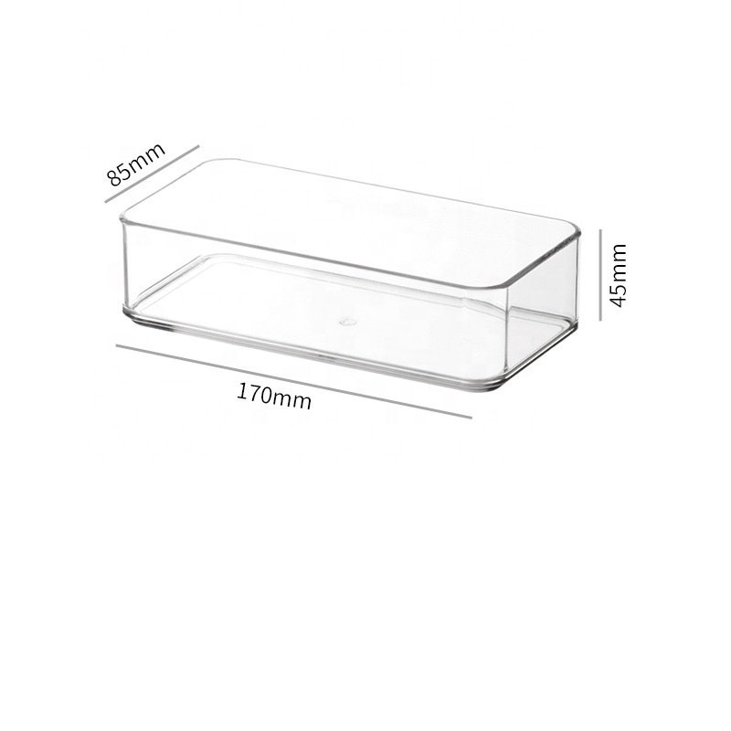 Hot Sale Stackable Kitchen Multi-purpose Drawer Storage Box Sets Multiple Combinations Clear Plastic Drawer Organizer Tray