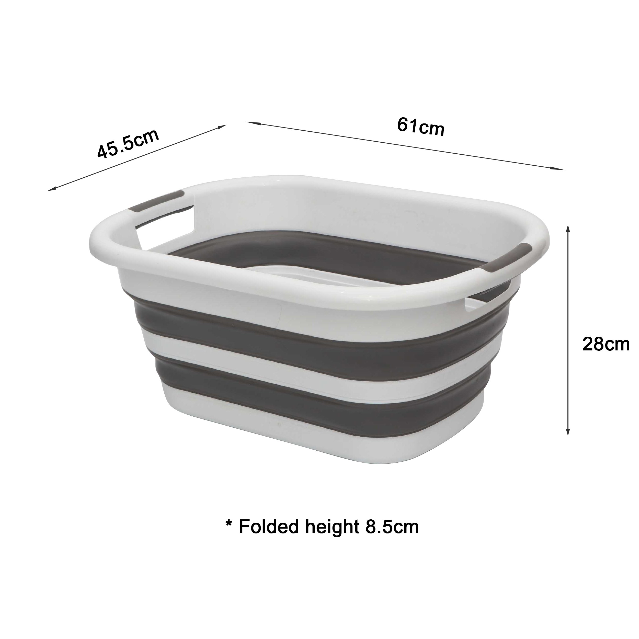 40L Foldable Toy storage boxes Collapsible Portable Folding Dirty Rectangle Plastic Laundry Baskets For Home