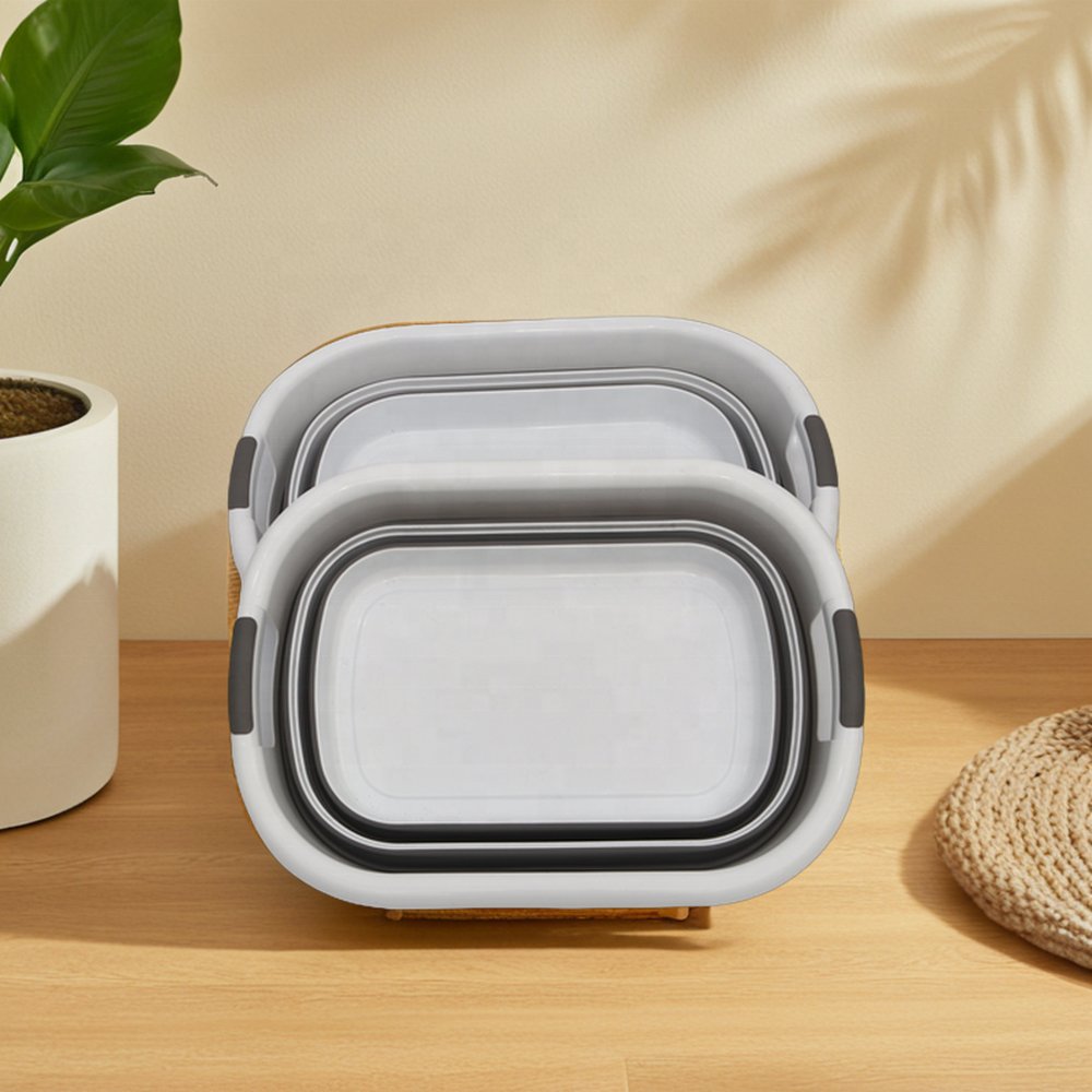 40L Foldable Toy storage boxes Collapsible Portable Folding Dirty Rectangle Plastic Laundry Baskets For Home