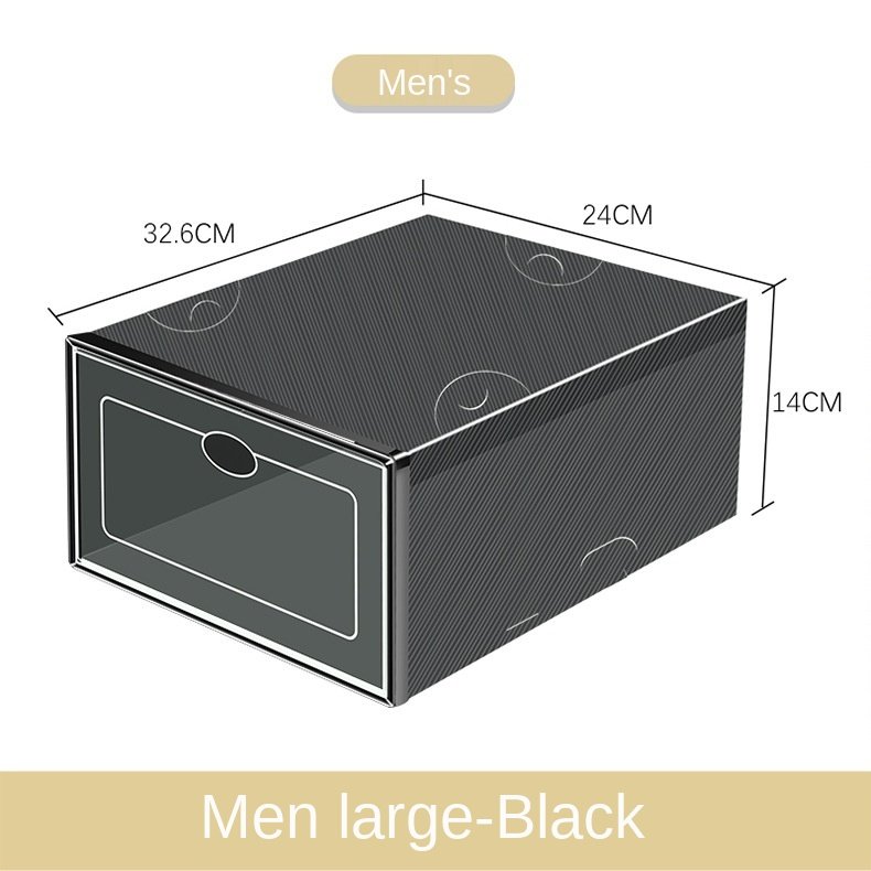 Odyhome Ds107 Shoe Storage Boxes Drawer Type Front Opening Shoe Rack Organizer Shoes Container Women's Sneakers
